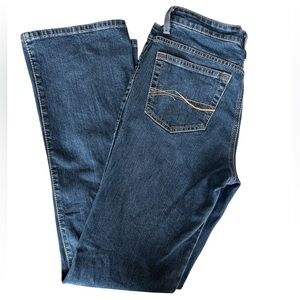 Wrangler Aura Blue Denim Jeans Size 6P Tall